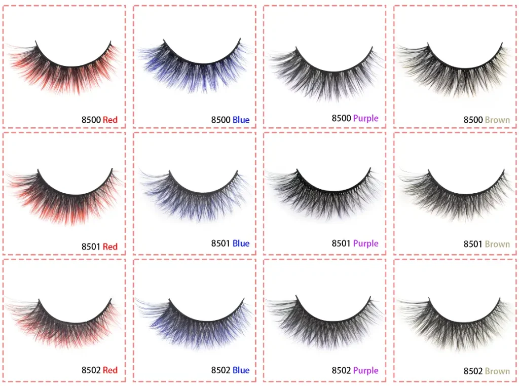 Wholesale Color Lashes Vendor