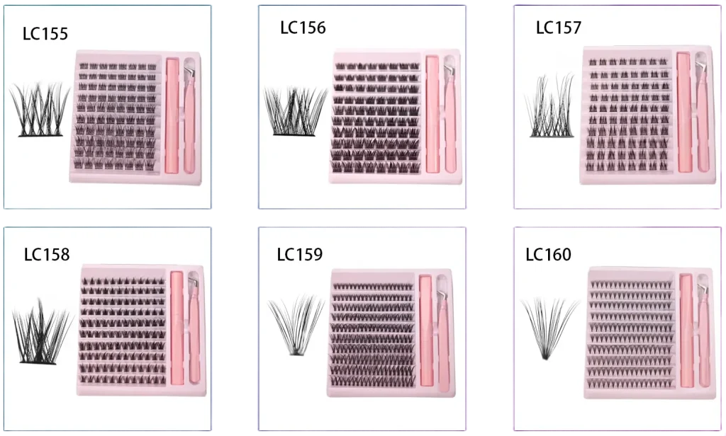 Wholesale DIY Cluster Lashes Kits Supplies