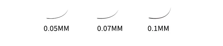 Premade Fan Extensions Lashes Thickness